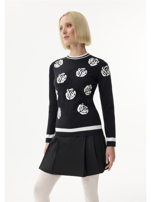 JERSEY LEO&UGO MUJER AW117 NEGRO 2