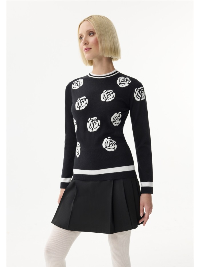 JERSEY LEO&UGO MUJER AW117 NEGRO