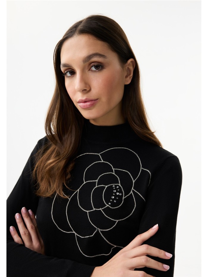 JERSEY LEO&UGO MUJER AW122 NEGRO