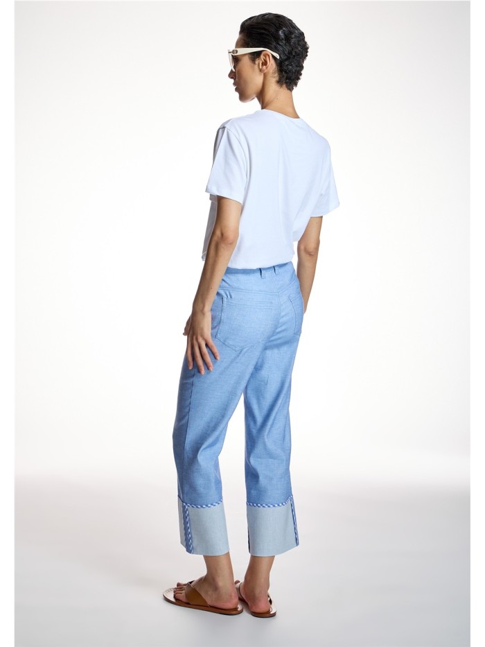 Camiseta ALBA CONDE   de mujer color blanco roto 1800 218