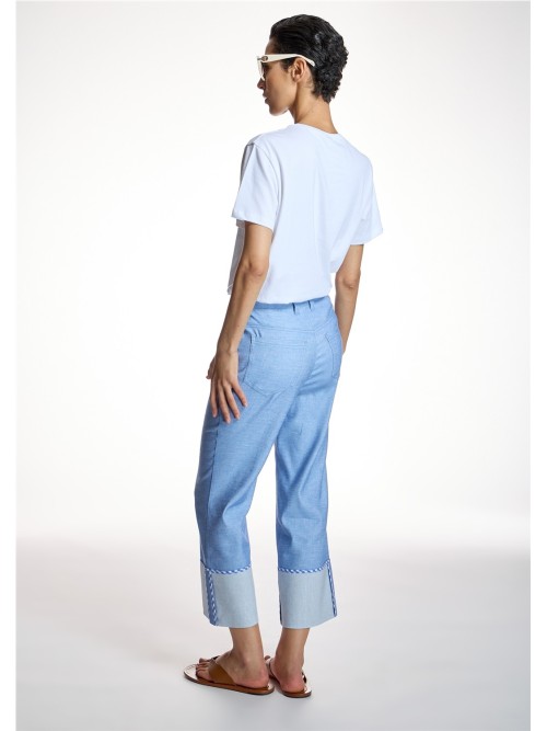 Camiseta ALBA CONDE   de mujer color blanco roto 1800 218