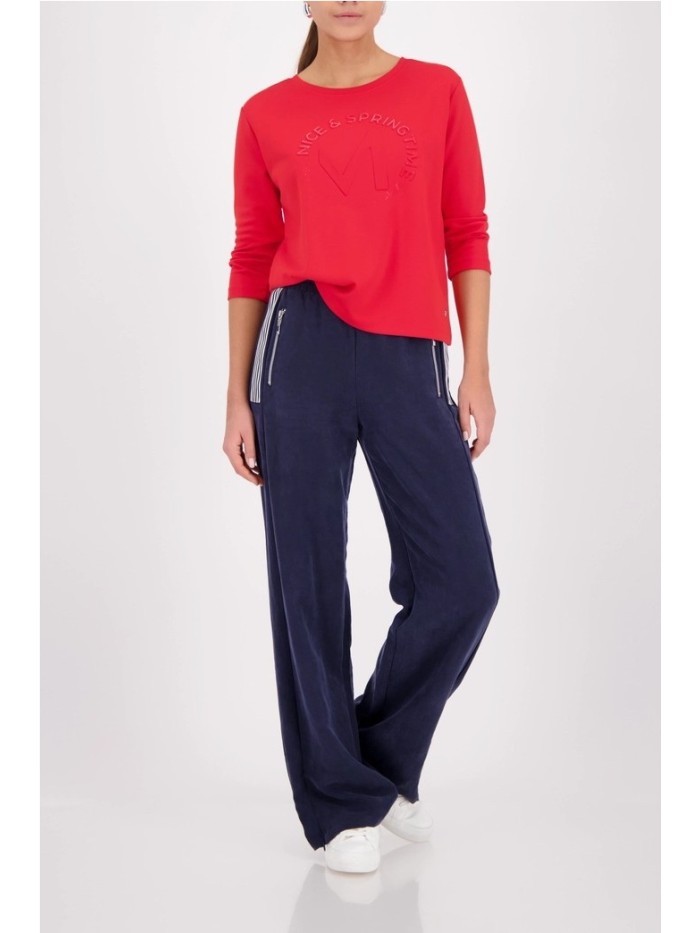 Monari Sudadera de mujer color rojo 410174.