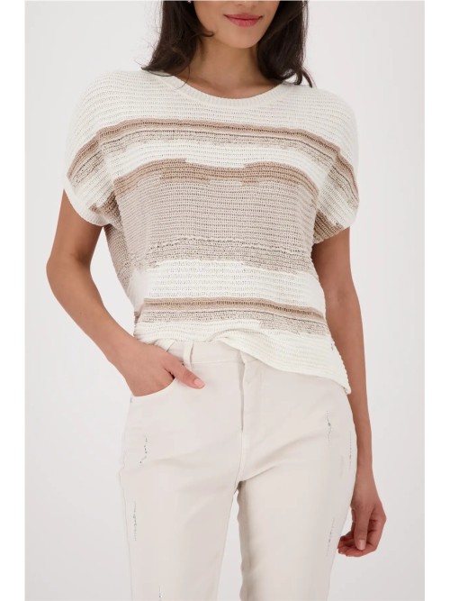 Jersey MONARI de mujer de color  beige  410442 2