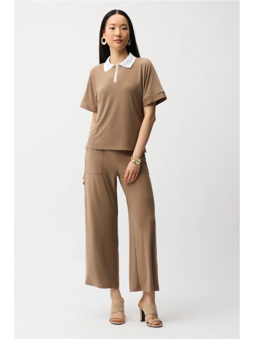 Blusa JOSEPH RIBKOFF de mujer de color camel 261164