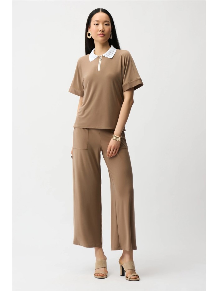 Blusa JOSEPH RIBKOFF de mujer de color camel 261164