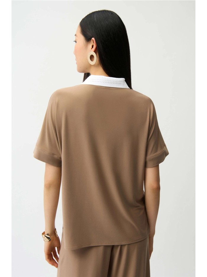Blusa JOSEPH RIBKOFF de mujer de color camel 261164