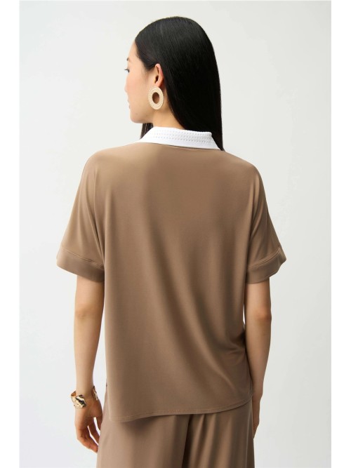 Blusa JOSEPH RIBKOFF de mujer de color camel 261164