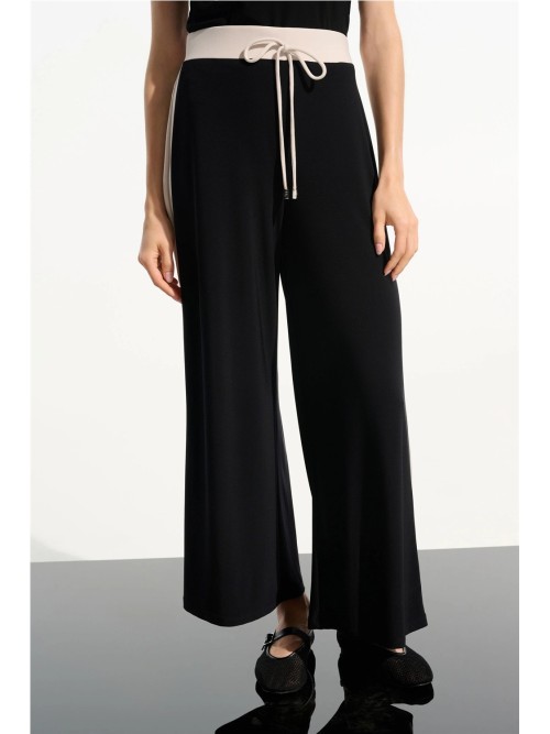Pantalón JOSEPH RIBKOFF de mujer de color negro y beige 261612. 2