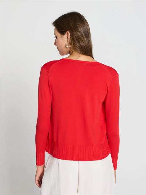 Twinset ESCORPION de mujer de color coral básico 26s199020