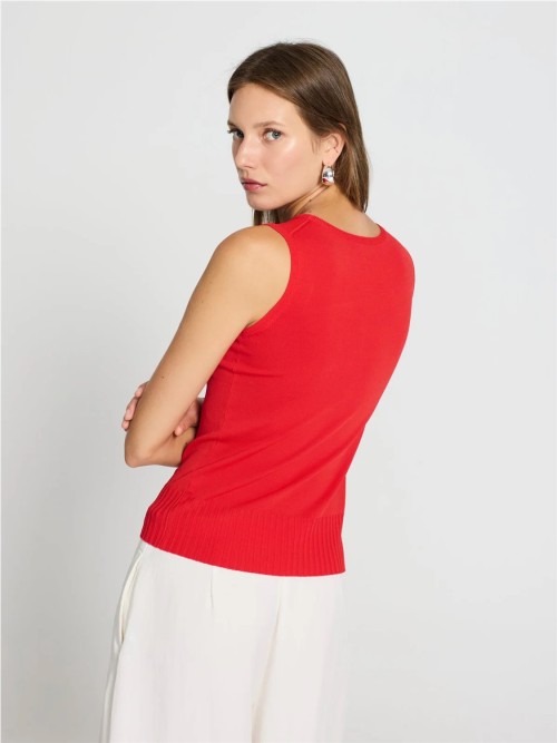 Twinset ESCORPION de mujer de color coral básico 26s199020