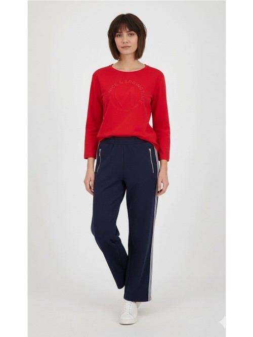 Monari Sudadera de mujer color rojo 410174.