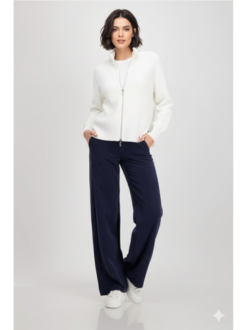 Chaqueta MONARI de mujer color blanco con cremallera 410234