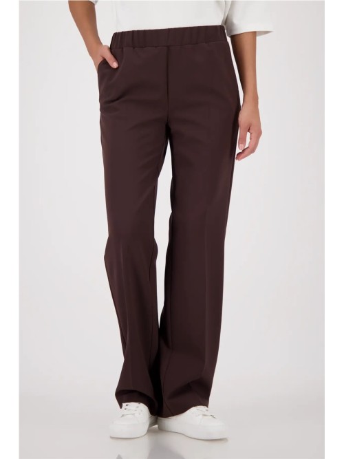Pantalón MONARI de mujer color marrón pierna recta 410328