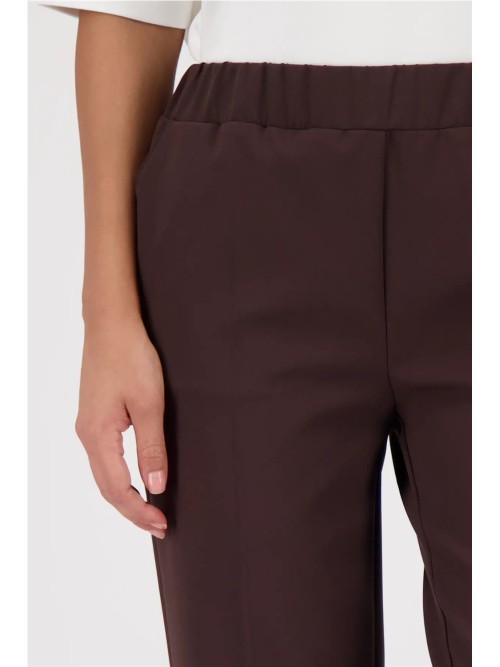 Pantalón MONARI de mujer color marrón pierna recta 410328