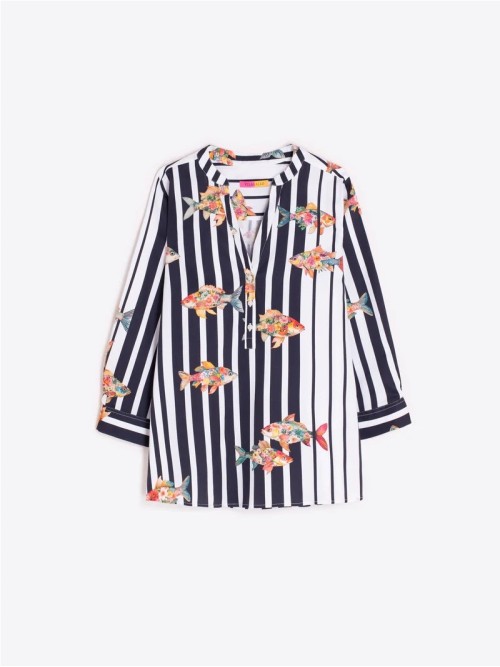 CAMISA RAYAS PECES 2