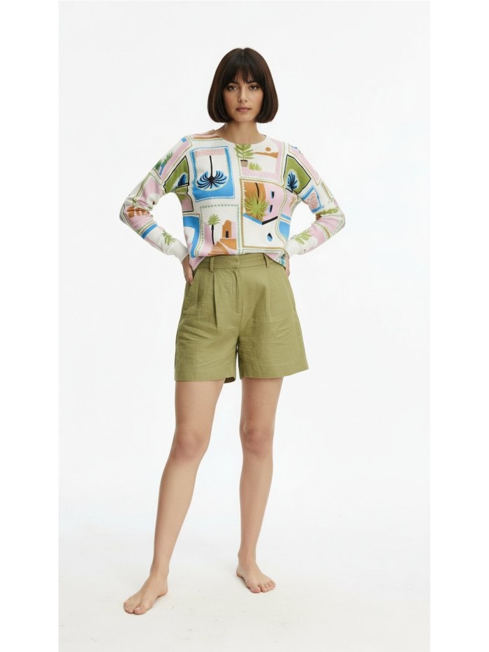 Jersey LEO Y UGO de mujer, con estampado  grafico PE441