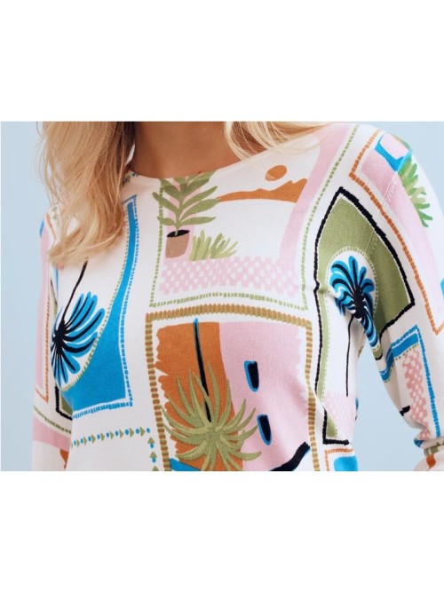 Jersey LEO Y UGO de mujer, con estampado  grafico PE441 2