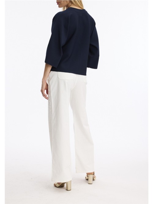 Chaqueta LEO Y UGO de mujer de color marino con botones dorados AE 128 2