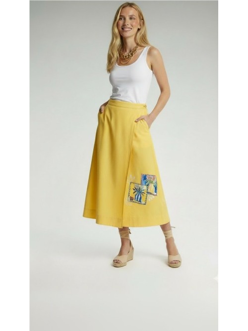 Falda DOLCEZZA MONTREAL mujer color amarillo 26631
