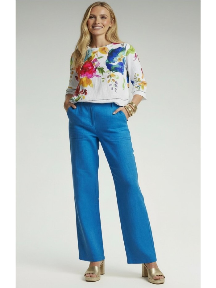 Pantalón DOLCEZZA MONTREAL mujer de color azulón 26224