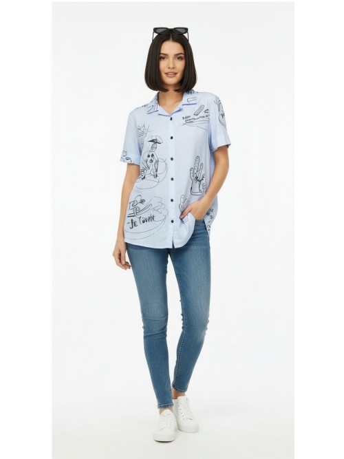 Camisa DOLCEZZA MONTREAL mujer color blanco 26153