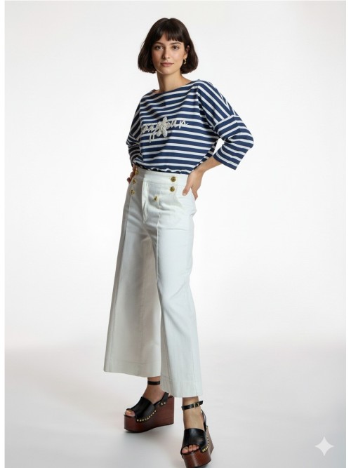 VAQUERO BLANCO BOTONES