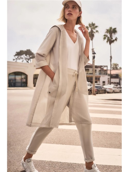 CHAQUETA MALLA CON CAPUCHA