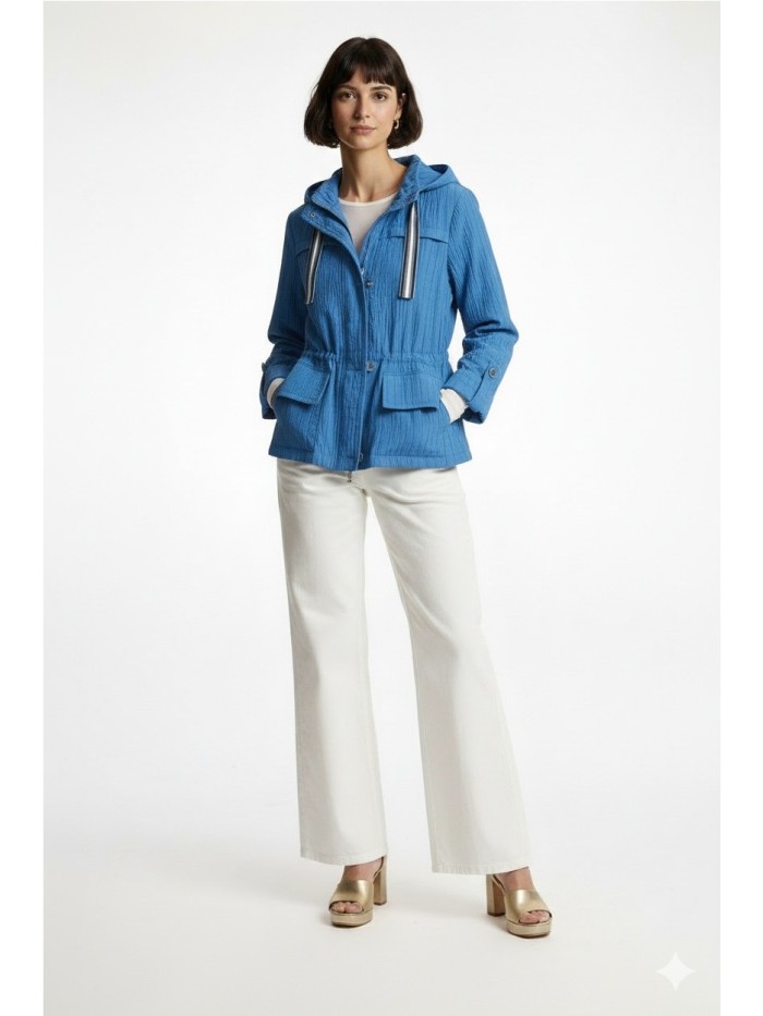 Parka DONJAZ de mujer de color azul ñil ANAHI