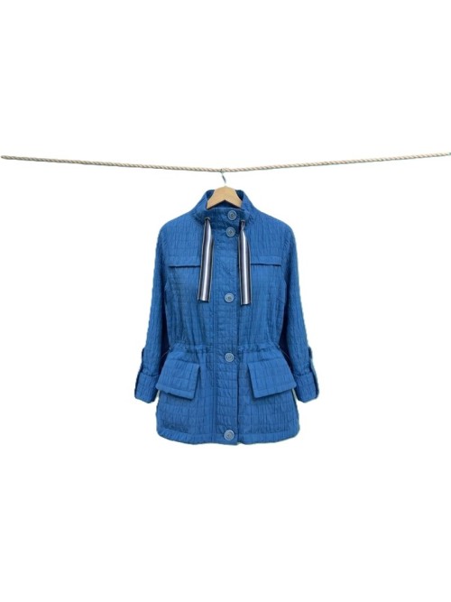 Parka DONJAZ de mujer de color azul ñil ANAHI