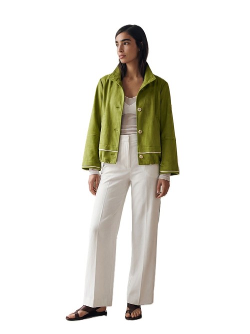 Chaqueta DONJAZ de mujer en color verde lima NORISA