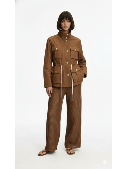 Pantalón ALBA CONDE de mujer marrón clado 1505 319