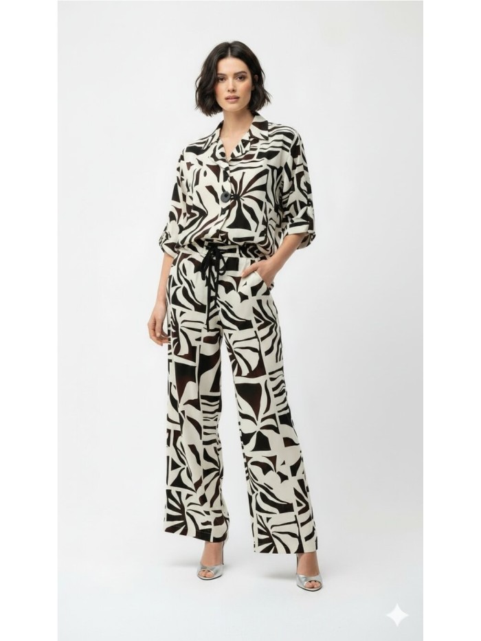 Pantalón JOSEPH RIBKOFF de mujer  beige y marrón 262056