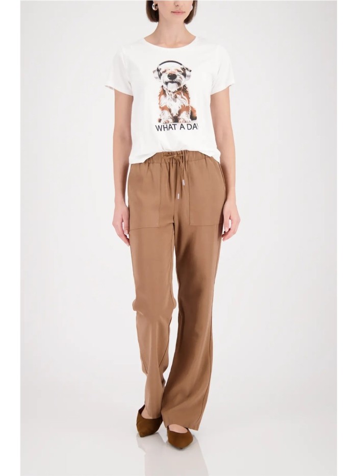Pantalón MOANARI de mujer de color moca 410681